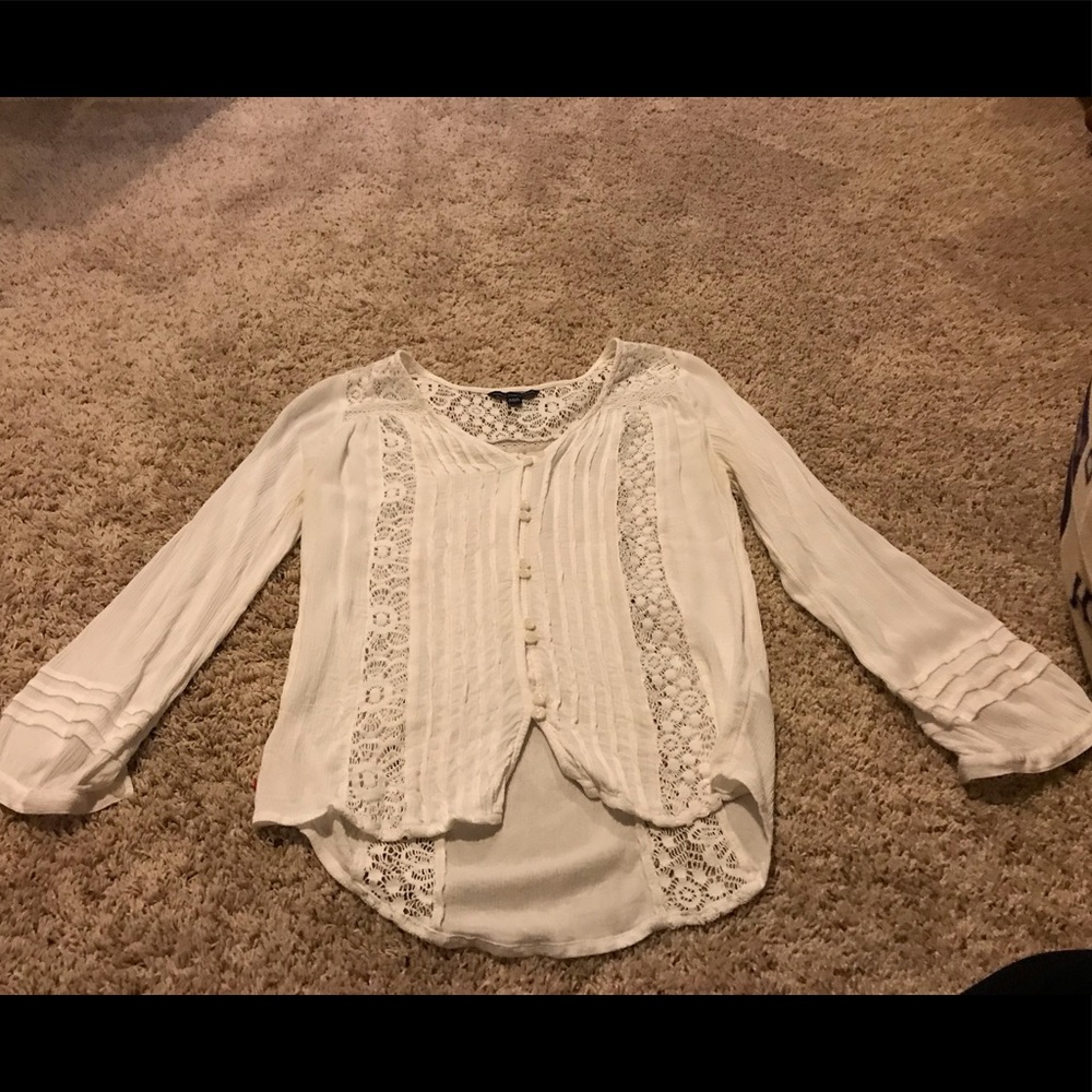 American Eagle Lacey Blouse